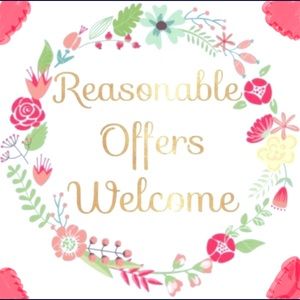 Reasonable offers welcome!